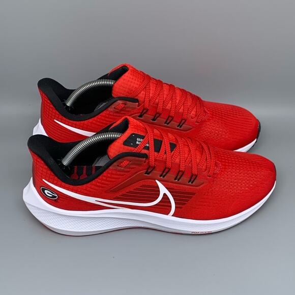 Nike Air Zoom Pegasus 39 UGA Georgia Running Shoes DR1990-600 Men's Sz 10.5 NEW - Picture 1 of 12